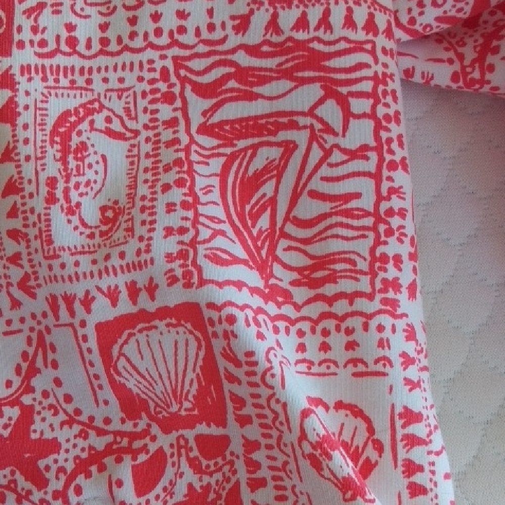 Lilly Pulitzer Pink and White Sweatshirt - Picture 4 of 5